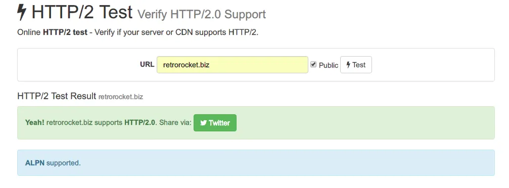 HTTP/2 Testの結果